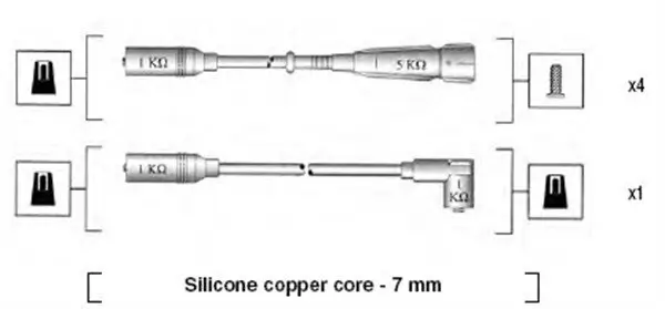 Zündleitungssatz MAGNETI MARELLI 941055040529