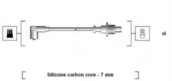 Zündleitungssatz MAGNETI MARELLI 941085150567 Bild Zündleitungssatz MAGNETI MARELLI 941085150567