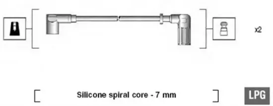 Zündleitungssatz MAGNETI MARELLI 941095670606 Bild Zündleitungssatz MAGNETI MARELLI 941095670606