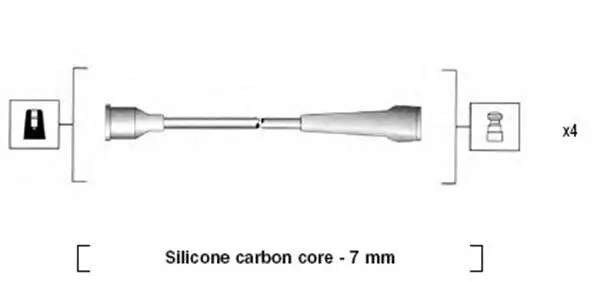 Zündleitungssatz MAGNETI MARELLI 941145430740