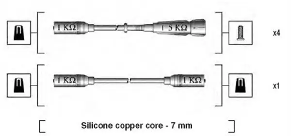 Zündleitungssatz MAGNETI MARELLI 941175140755