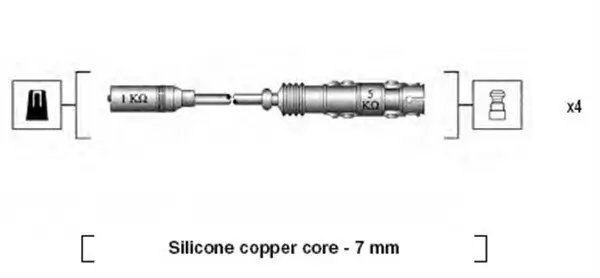 Zündleitungssatz MAGNETI MARELLI 941175190760