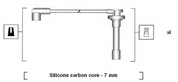 Zündleitungssatz MAGNETI MARELLI 941315010888