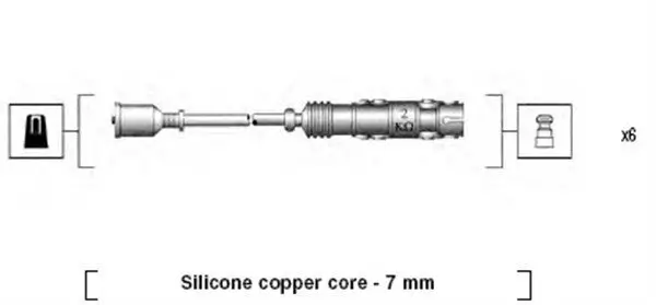 Zündleitungssatz MAGNETI MARELLI 941455010942