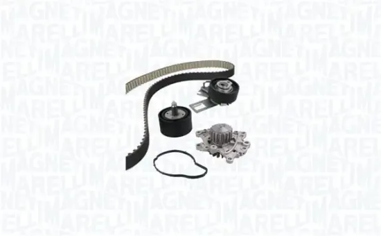 Wasserpumpe + Zahnriemensatz MAGNETI MARELLI 341406660001 Bild Wasserpumpe + Zahnriemensatz MAGNETI MARELLI 341406660001