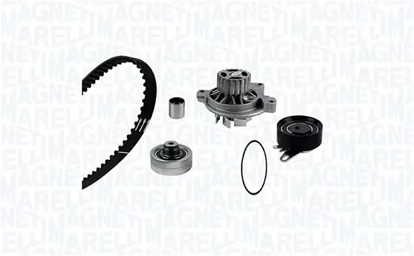 Wasserpumpe + Zahnriemensatz MAGNETI MARELLI 341406880001