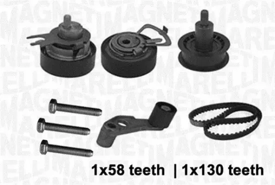Zahnriemensatz MAGNETI MARELLI 341303670000 Bild Zahnriemensatz MAGNETI MARELLI 341303670000