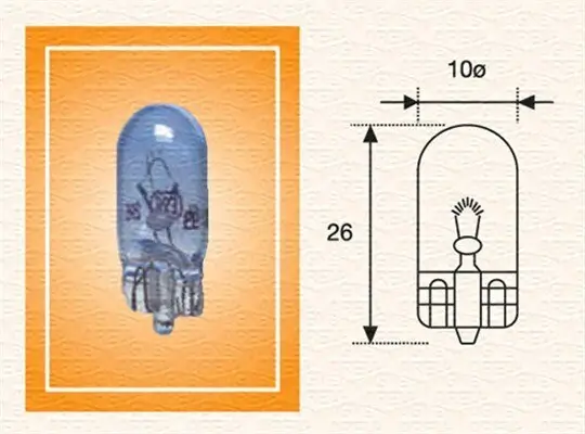 Glühlampe, Blinkleuchte 12 V 5 W W5W MAGNETI MARELLI 002051900000 Bild Glühlampe, Blinkleuchte 12 V 5 W W5W MAGNETI MARELLI 002051900000