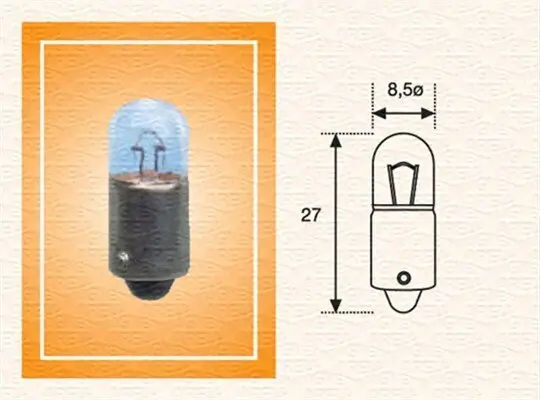 Glühlampe, Blinkleuchte 12 V 4 W T4W MAGNETI MARELLI 002893100000 Bild Glühlampe, Blinkleuchte 12 V 4 W T4W MAGNETI MARELLI 002893100000