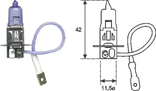 Glühlampe, Nebelscheinwerfer 12 V 55 W H3 MAGNETI MARELLI 002553100000