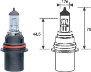 Glühlampe, Fernscheinwerfer 12 V 65/45 W HB1 MAGNETI MARELLI 002555200000