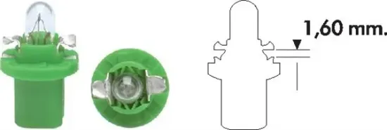 Glühlampe, Instrumentenbeleuchtung 12 V 2 W B2,4W MAGNETI MARELLI 002051100000 Bild Glühlampe, Instrumentenbeleuchtung 12 V 2 W B2,4W MAGNETI MARELLI 002051100000