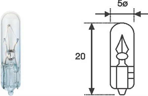 Glühlampe, Instrumentenbeleuchtung 12 V 1,2 W W1,2W MAGNETI MARELLI 003721100000