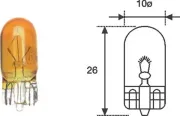 Glühlampe, Blinkleuchte 12 V 5 W WY5W MAGNETI MARELLI 002051800000