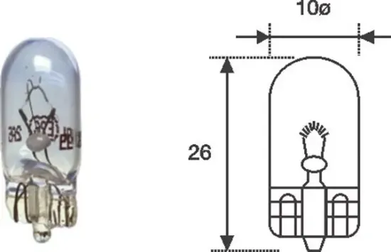 Glühlampe, Blinkleuchte 12 V 5 W W5W MAGNETI MARELLI 002051900000 Bild Glühlampe, Blinkleuchte 12 V 5 W W5W MAGNETI MARELLI 002051900000