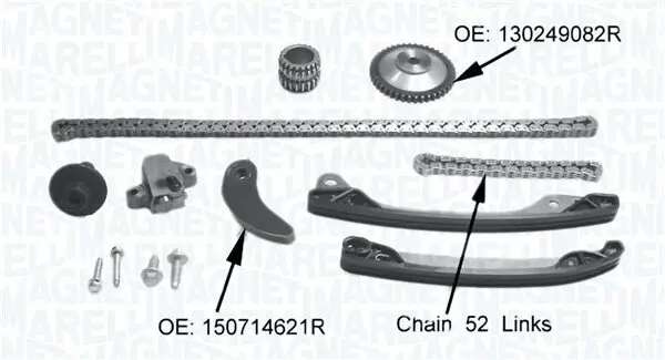 Steuerkettensatz MAGNETI MARELLI 341500001360