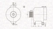 Generator 12 V MAGNETI MARELLI 063731157010