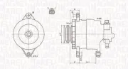 Generator 12 V MAGNETI MARELLI 063731183010