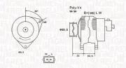 Generator 12 V MAGNETI MARELLI 063731317010