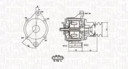 Generator 12 V MAGNETI MARELLI 063731367010