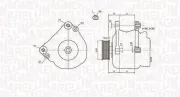 Generator 12 V MAGNETI MARELLI 063731402010