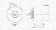 Generator 12 V MAGNETI MARELLI 063731472010