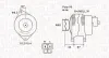 Generator 14 V MAGNETI MARELLI 063731526010