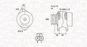 Generator 12 V MAGNETI MARELLI 063731530010