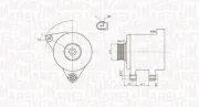 Generator 12 V MAGNETI MARELLI 063731546010