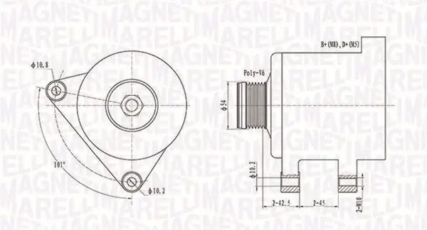 Generator 12 V MAGNETI MARELLI 063731553010