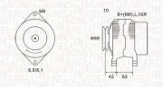 Generator 14 V MAGNETI MARELLI 063731600010