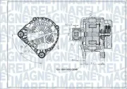 Generator 12 V MAGNETI MARELLI 063731618410