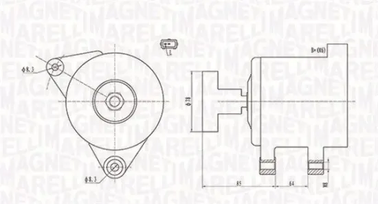 Generator 12 V MAGNETI MARELLI 063731649010 Bild Generator 12 V MAGNETI MARELLI 063731649010