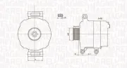 Generator 12 V MAGNETI MARELLI 063731676010