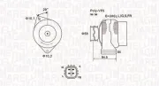 Generator 12 V MAGNETI MARELLI 063731721010