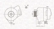 Generator 12 V MAGNETI MARELLI 063731750010