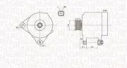 Generator 12 V MAGNETI MARELLI 063731768010