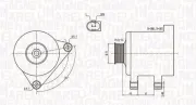 Generator 12 V MAGNETI MARELLI 063731782010