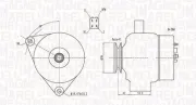 Generator 12 V MAGNETI MARELLI 063731783010