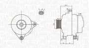 Generator 12 V MAGNETI MARELLI 063731792010