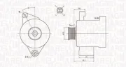 Generator 12 V MAGNETI MARELLI 063731796010