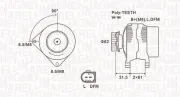 Generator 14 V MAGNETI MARELLI 063731820010