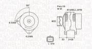 Generator 14 V MAGNETI MARELLI 063731823010