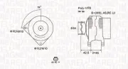 Generator 12 V MAGNETI MARELLI 063731865010