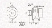 Generator 14 V MAGNETI MARELLI 063731889010