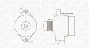 Generator 12 V MAGNETI MARELLI 063731890010