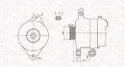 Generator 12 V MAGNETI MARELLI 063731892010