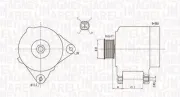 Generator 12 V MAGNETI MARELLI 063731907010