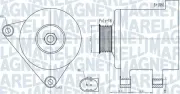 Generator 14 V MAGNETI MARELLI 063731937010