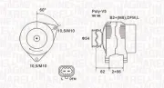 Generator 14 V MAGNETI MARELLI 063731940010